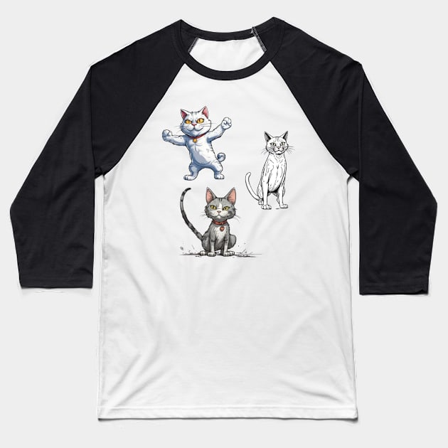 Strong independent cats Baseball T-Shirt by Tee Shop